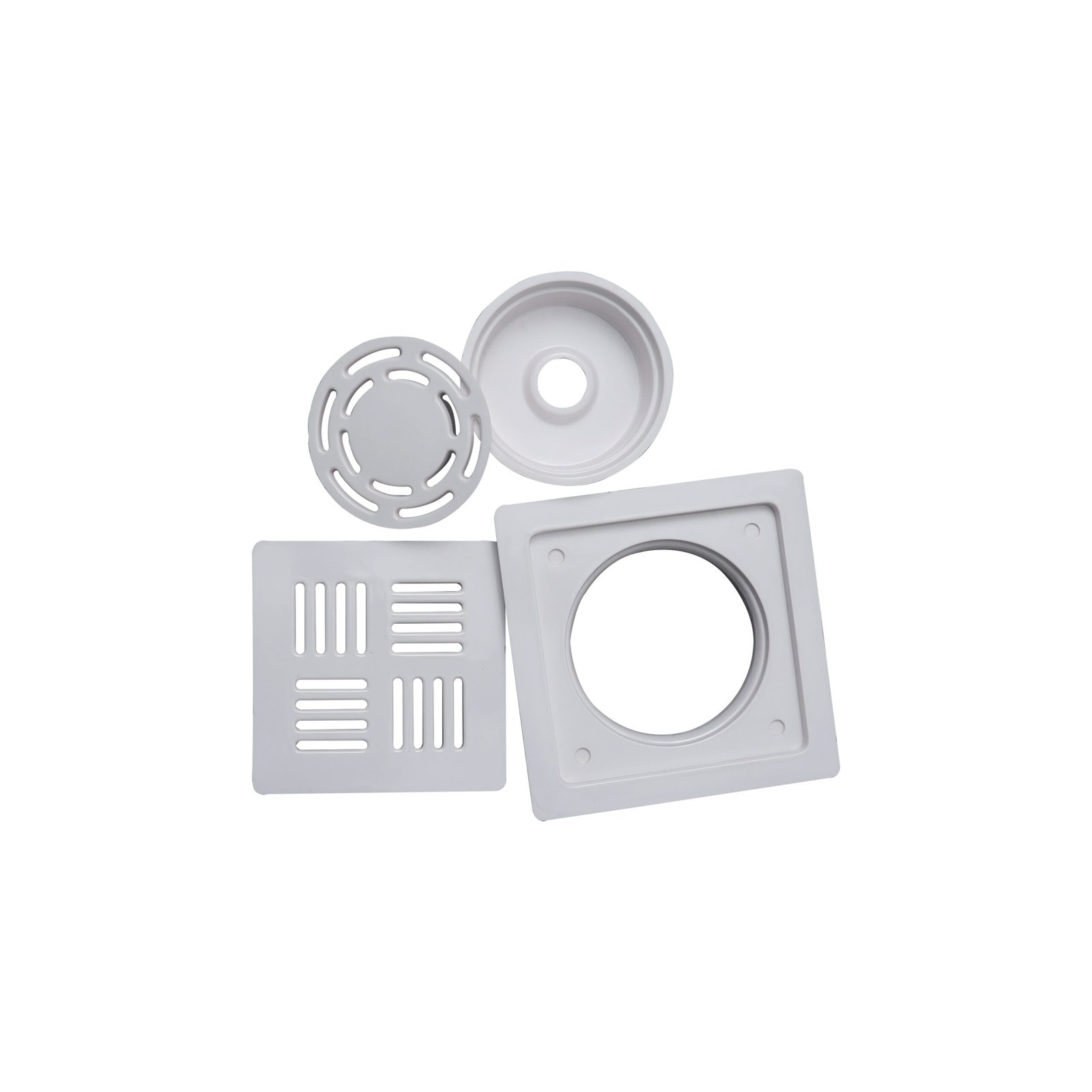 Rift Cut Square Floor Drain with Trap - Image 2