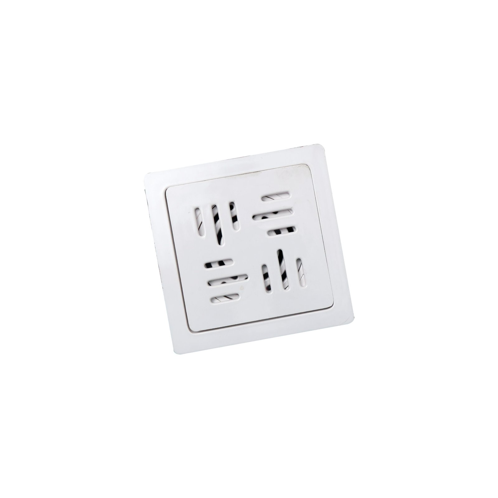 Square Flat Cut Same Line Floor Drain with Trap - Image 2