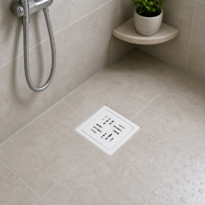 Square Flat Cut Same Line Floor Drain with Trap