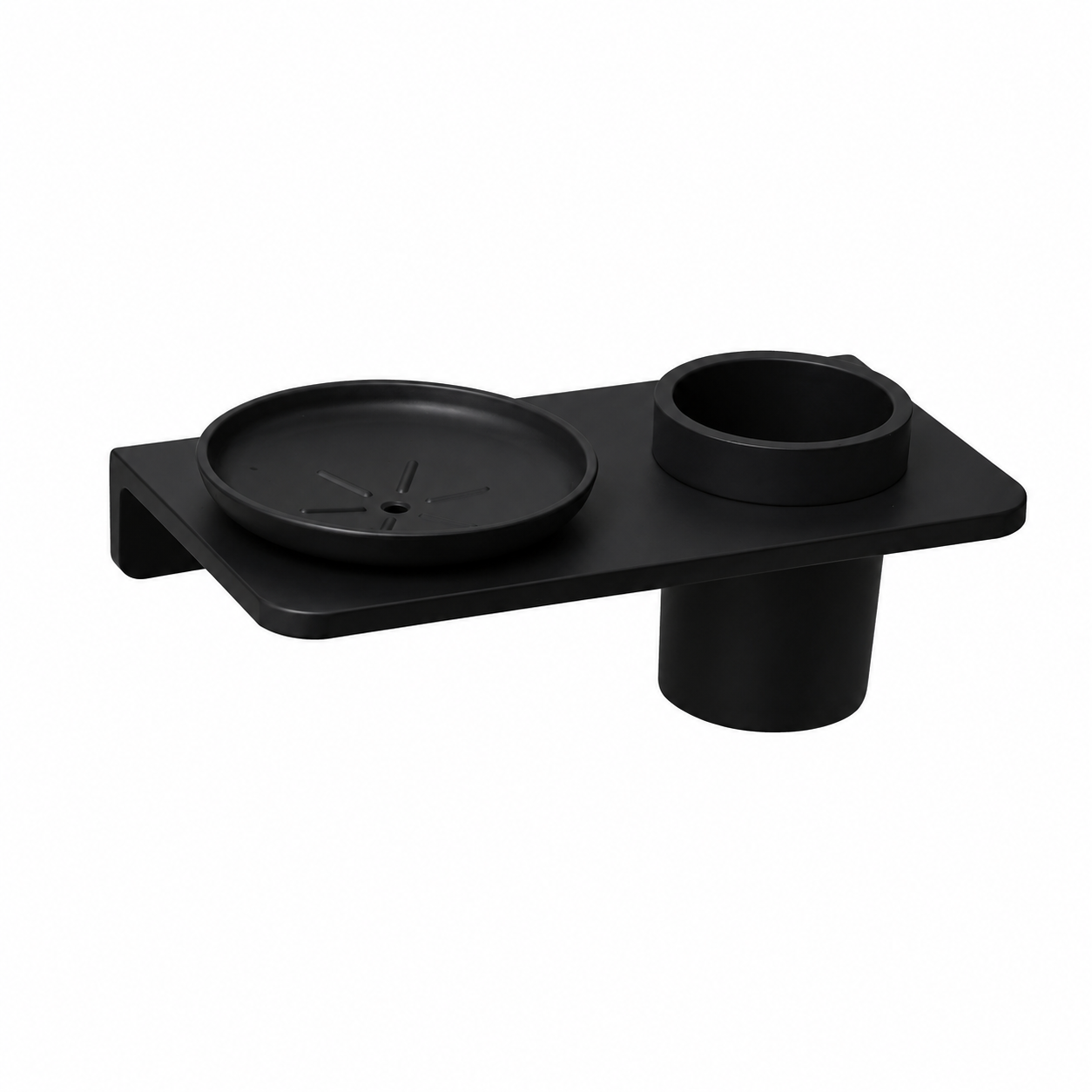 Round Soap Dish With Glass Holder - Image 6