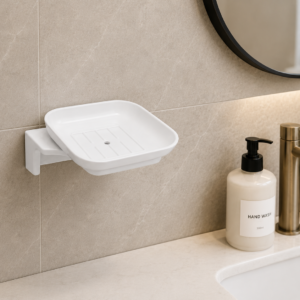 Square Shape Soap Dish With Holder